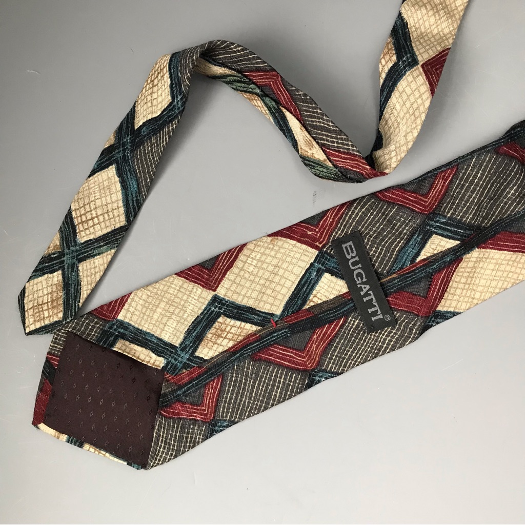 Bugatti Italian Silk Printed Tie
